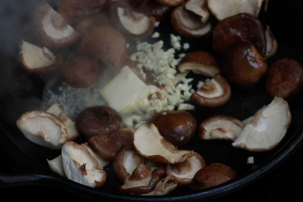 Sauteed Shiitake Mushroom Step 4