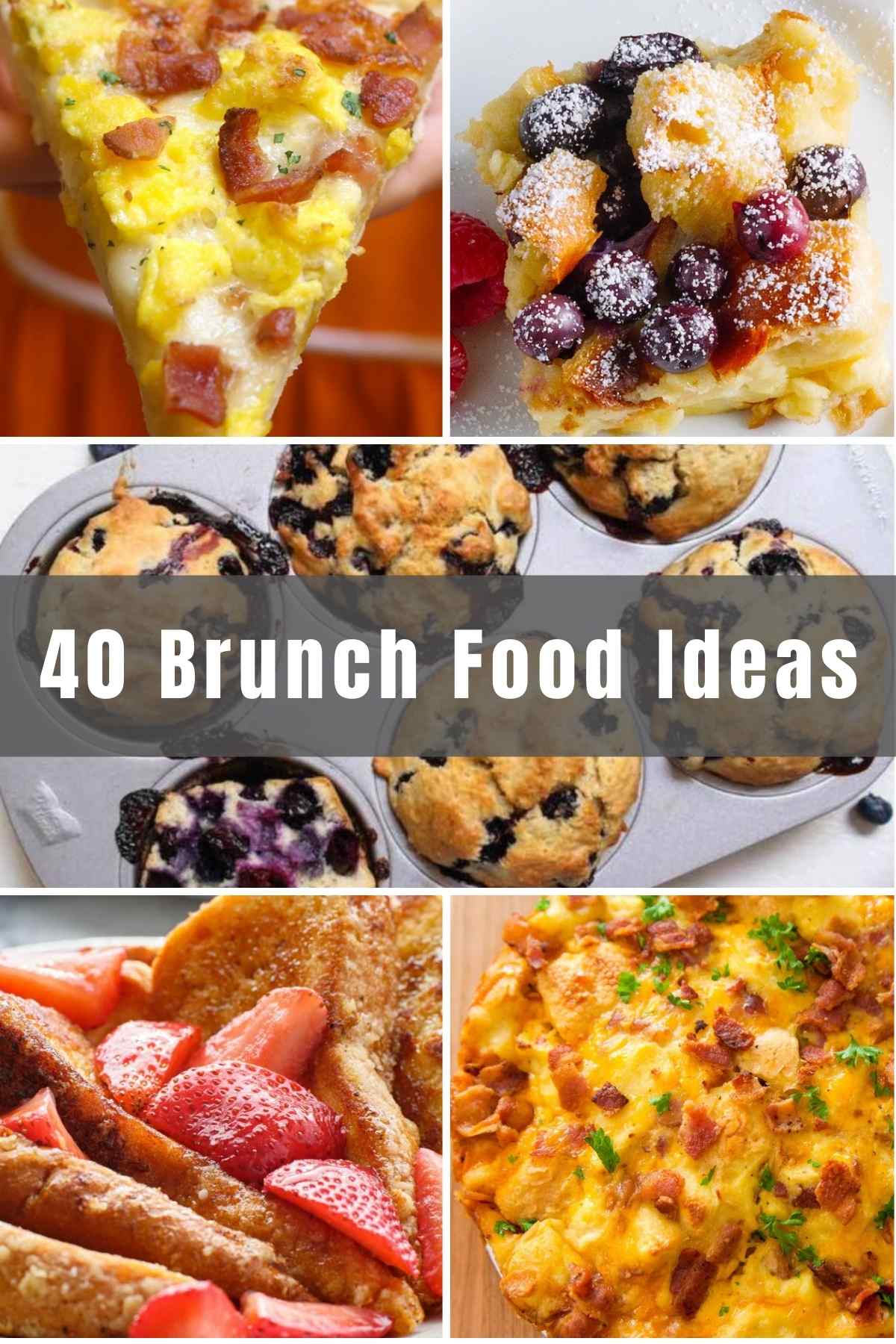 If you have a special occasion coming up, or simply want to spoil yourself, take a look at this collection of 40 of the Best Brunch Food Ideas. From delectable Belgian waffles to baked breakfast donuts, you’re sure to find a recipe you’ll love!