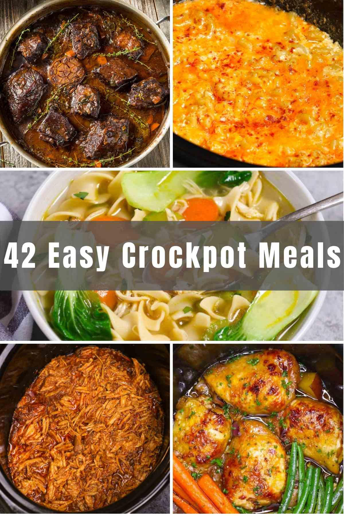 Easy Crockpot Meals (Dump and Go Diners) - IzzyCooking