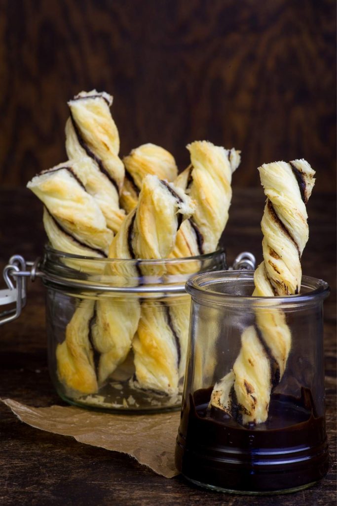 Chocolate Puff Pastry Twists