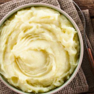 Mashed potatoes are a delicious side dish to enjoy with everything from meat, fish, and chicken, to grilled veggies, and pot pies. The challenge with mashed potatoes is making sure it comes out just right. You want it to be creamy, rich, and smooth &ndash; definitely not thin and runny. 