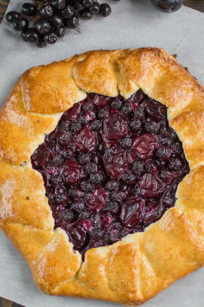 Puff Pastry Thyme and Plum Galette