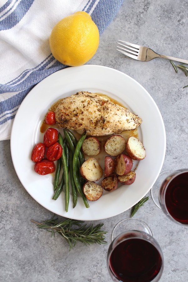 Baked Chicken Breast with Vegetables