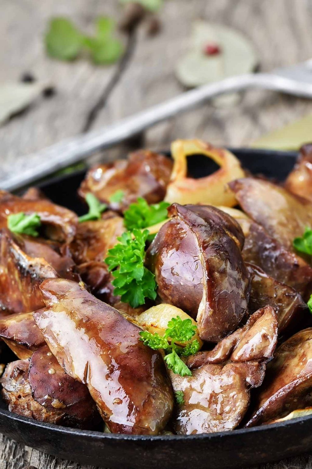 Easy Pan Fried Chicken Livers Recipe IzzyCooking