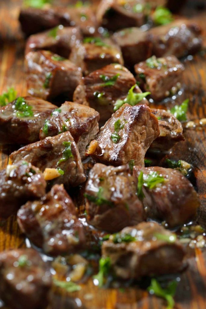 Garlic Butter & Herb Sirloin Tips