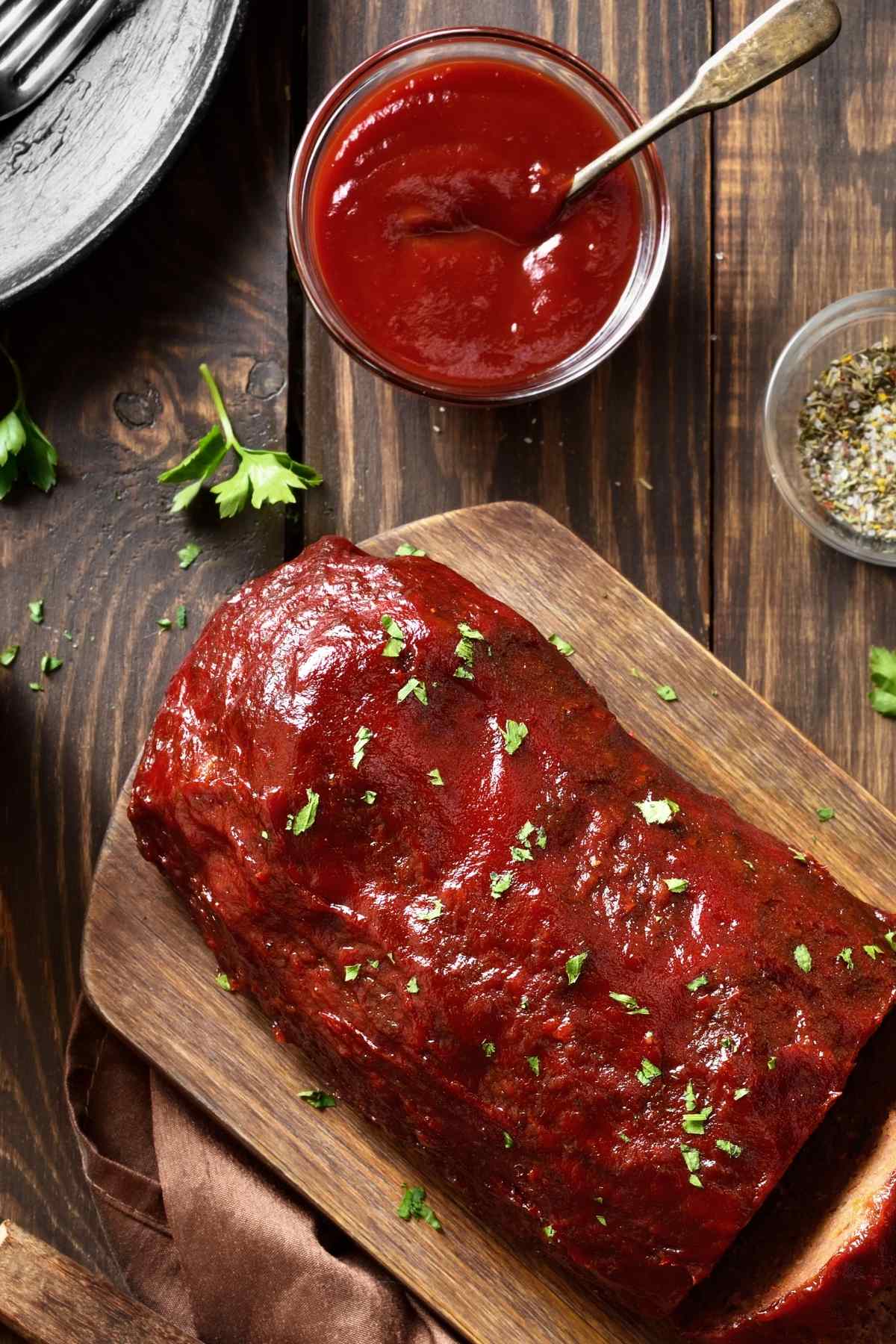 The Best Meatloaf Glaze Easy Meatloaf Sauce IzzyCooking   Meatloaf Glaze 1 