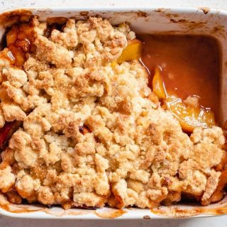 Peach Cobbler with Cake Mix