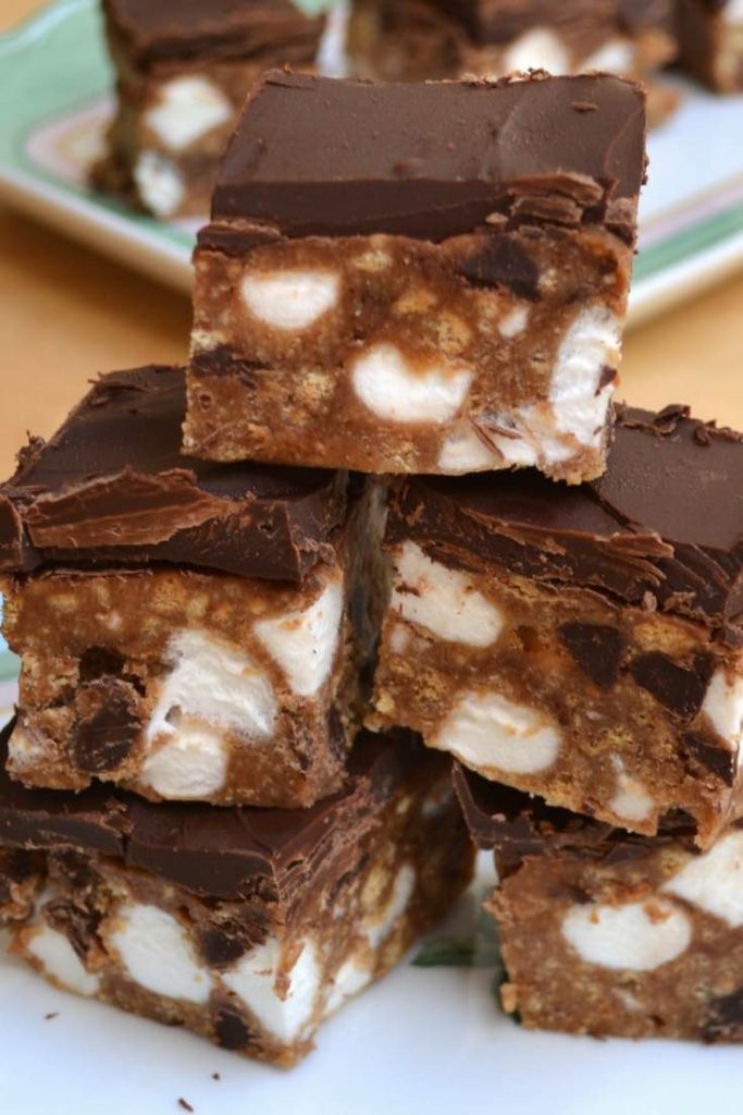 Peanut Butter S’mores Brownies