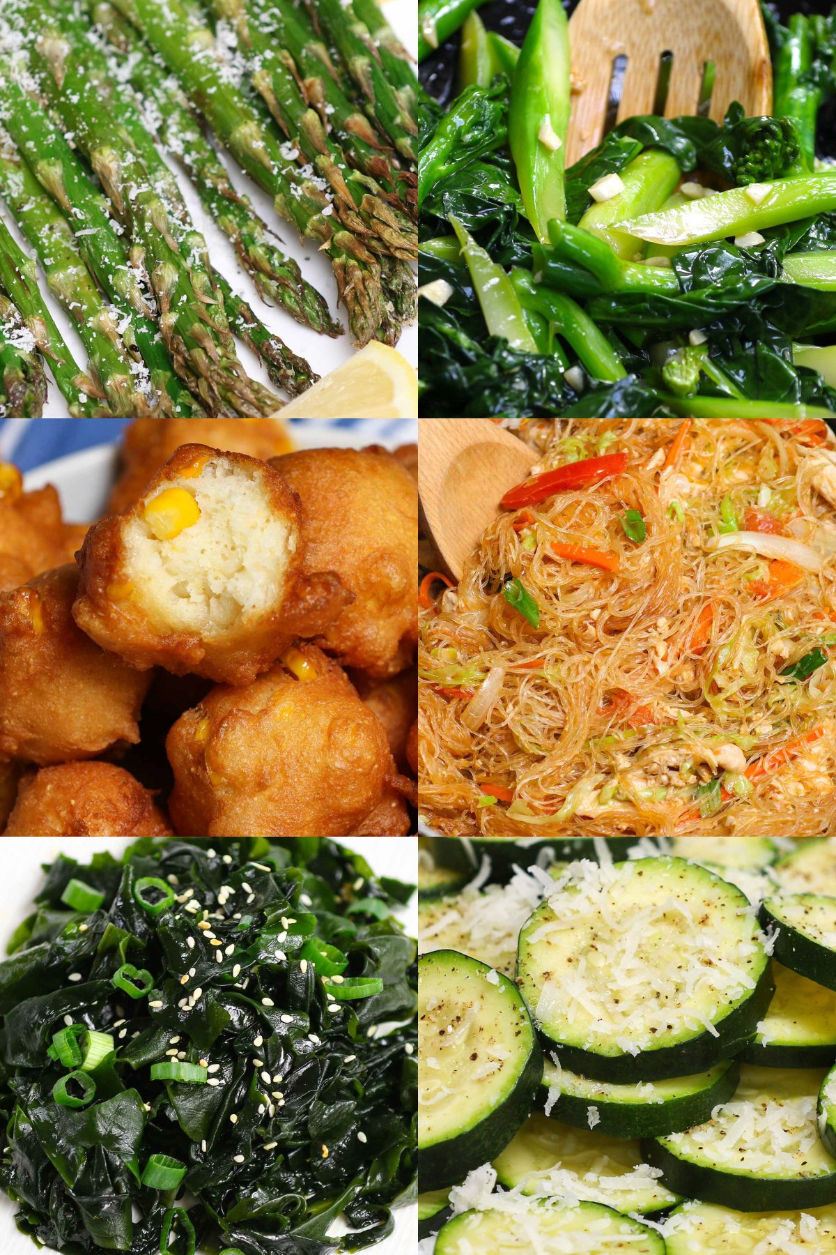 14 Best Sides for Tilapia &mdash; collage of vegetable, crispy, rice, and fresh sides