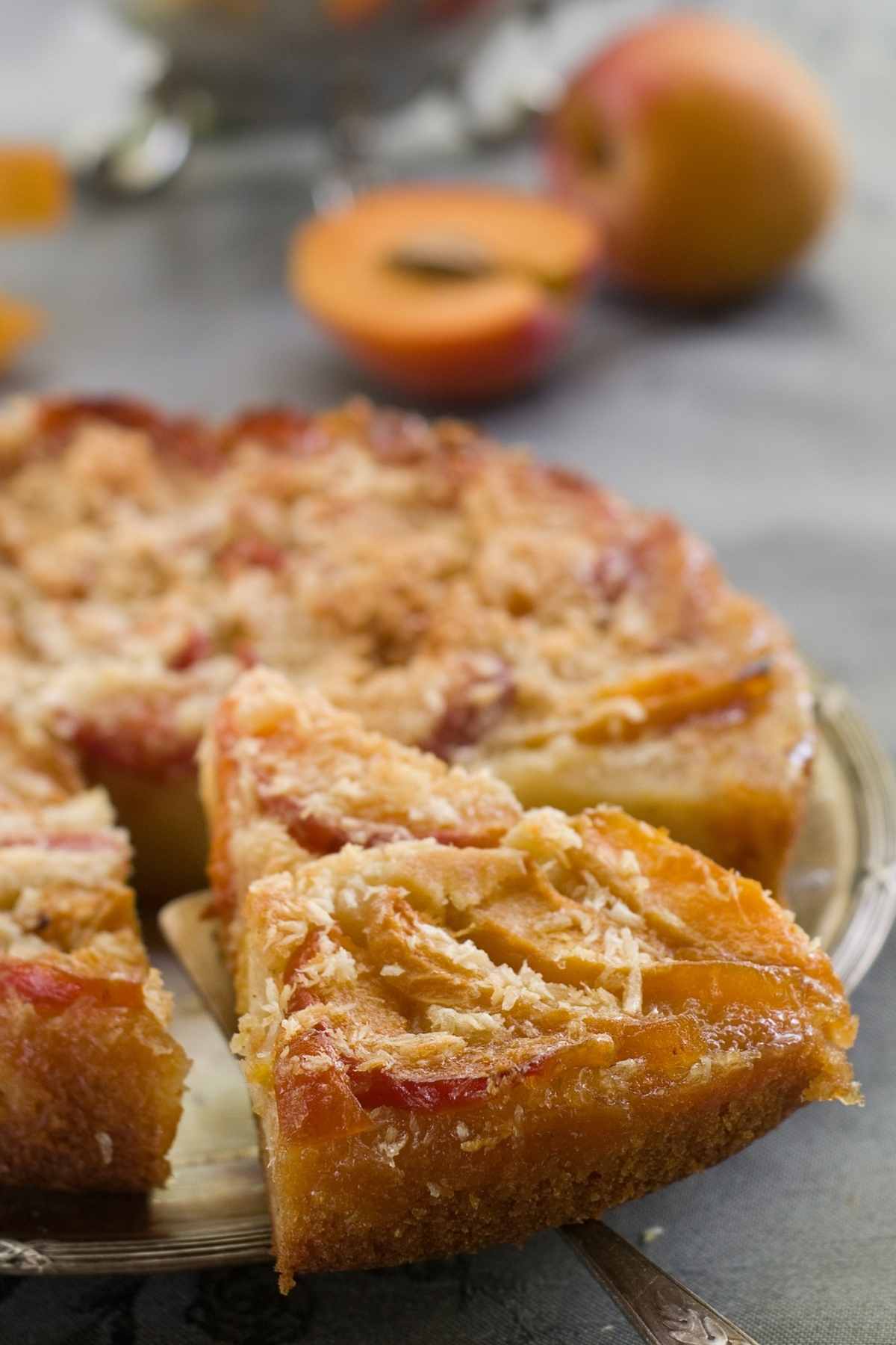 Apricot Cake with Coconut