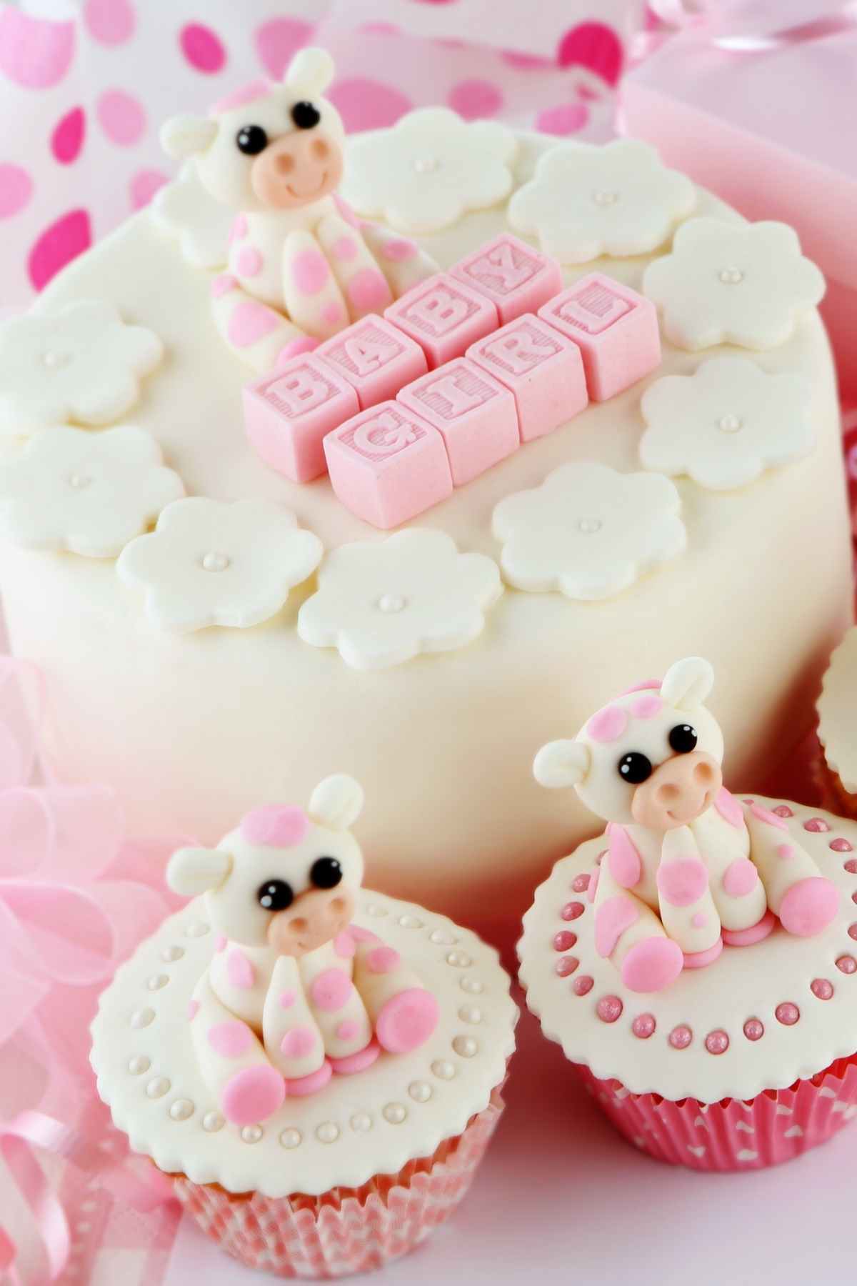 easy baby shower cupcakes girls