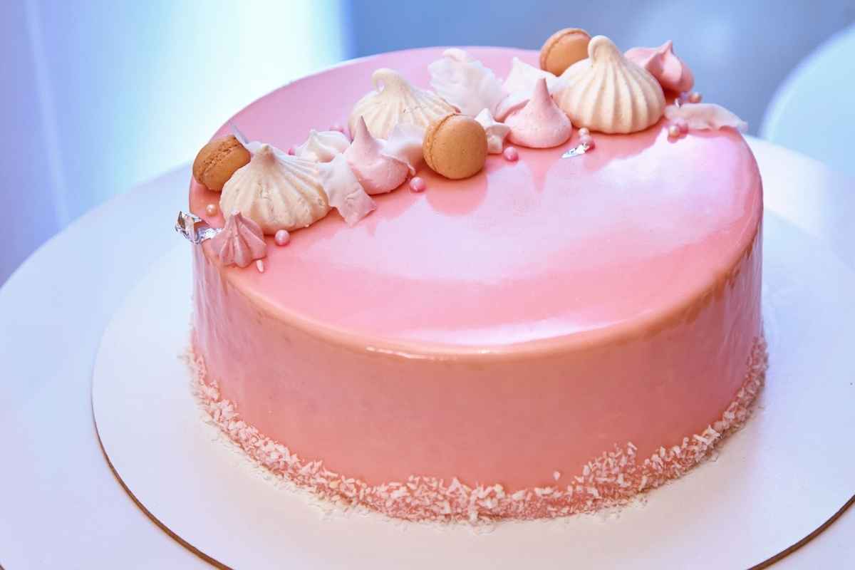 Pink Retro Girly Tall Layer Cake