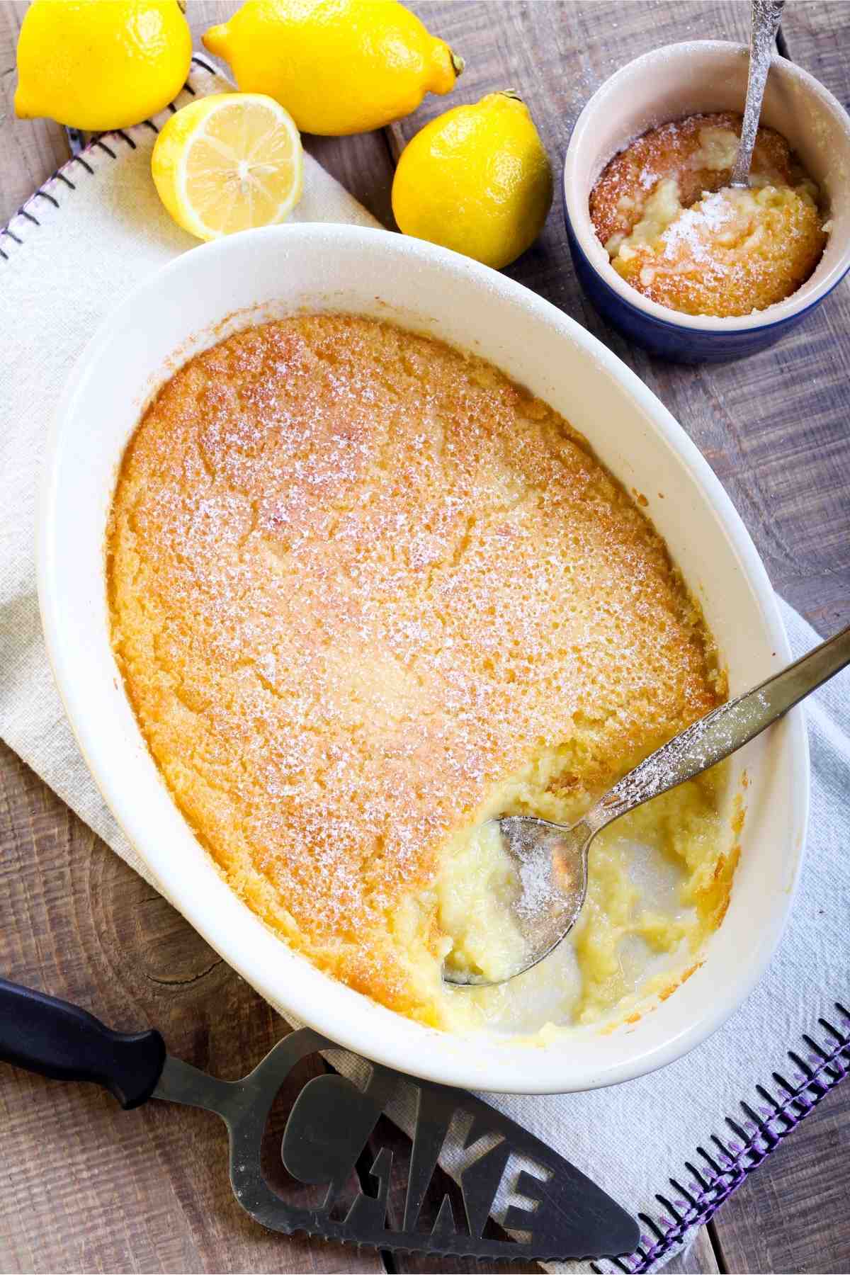 Baked Lemon Pudding Cake