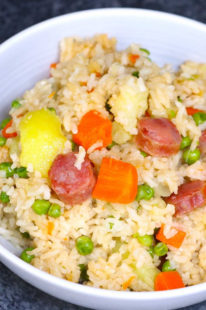 Super Easy Chinese Rice Cooker Fried Rice