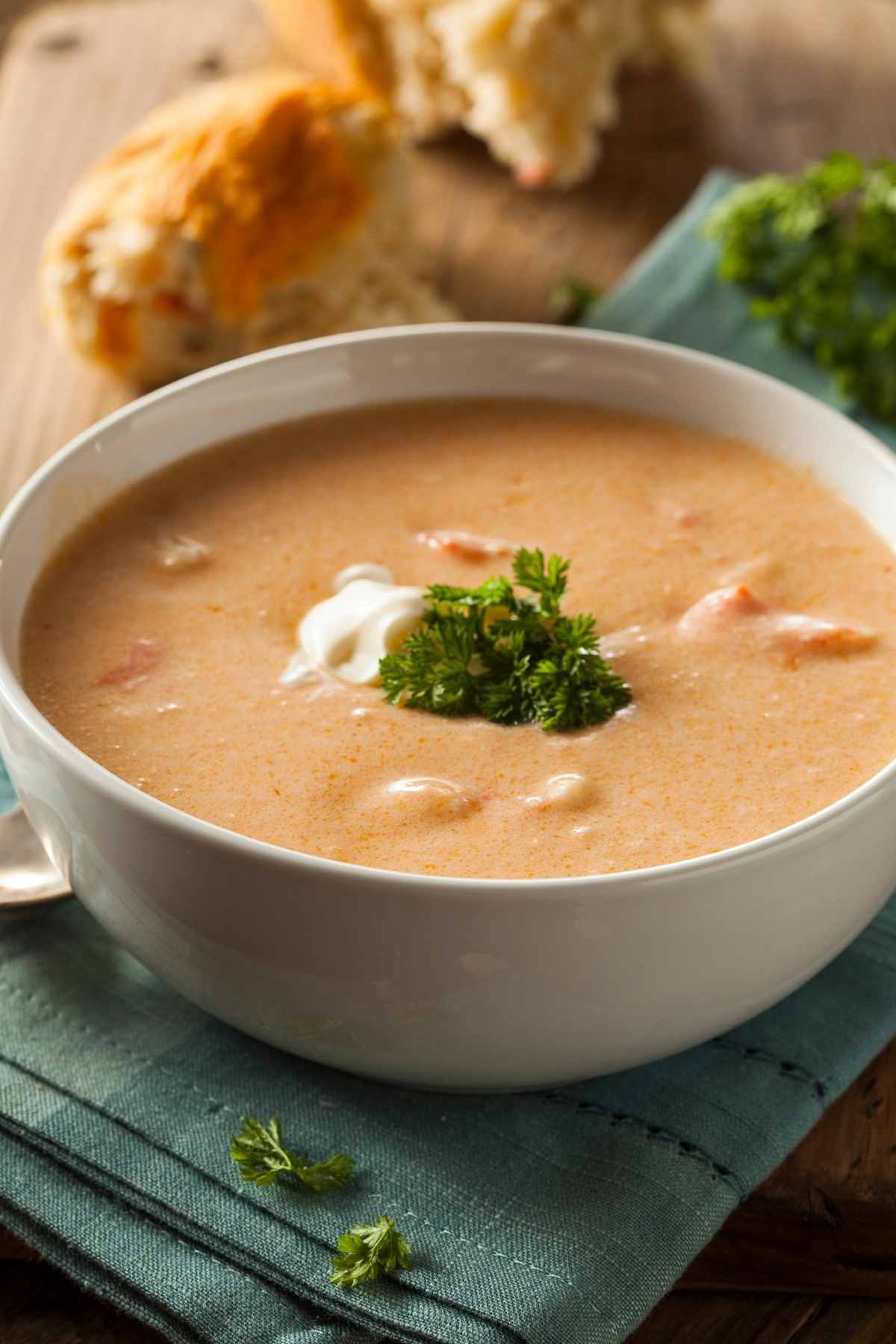 Succulent pieces of crawfish meat are served in a creamy, satisfying soup that’s sure to satisfy your Cajun cravings. Packed with flavor and a bit of a spicy kick, this Crawfish Bisque is a dish you’ll come back to, time and time again.