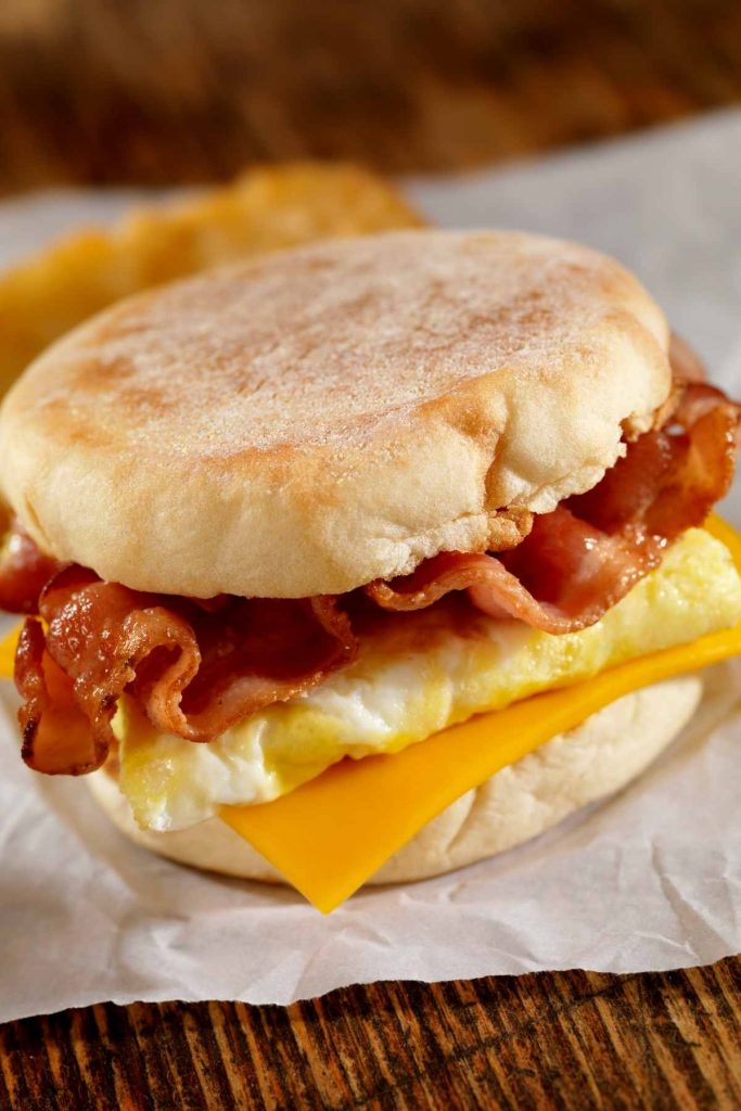 English Muffin Breakfast Sandwich