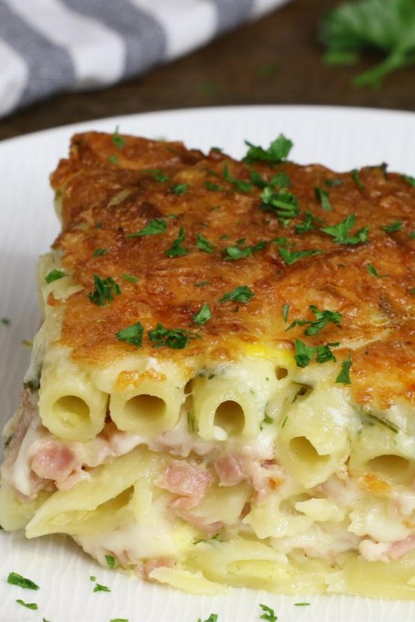 Ham and Cheese Pasta Bake