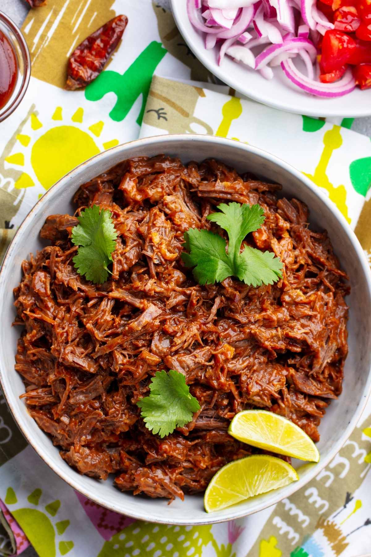 If you’re a fan of shredded beef, you’ll want to give this Mexican Shredded Beef recipe a try! Also called Machacha, it is full of delicious Mexican flavor and would be the perfect dish to feed a crowd on game day!