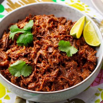 If you’re a fan of shredded beef, you’ll want to give this Mexican Shredded Beef recipe a try! Also called Machacha, it is full of delicious Mexican flavor and would be the perfect dish to feed a crowd on game day!