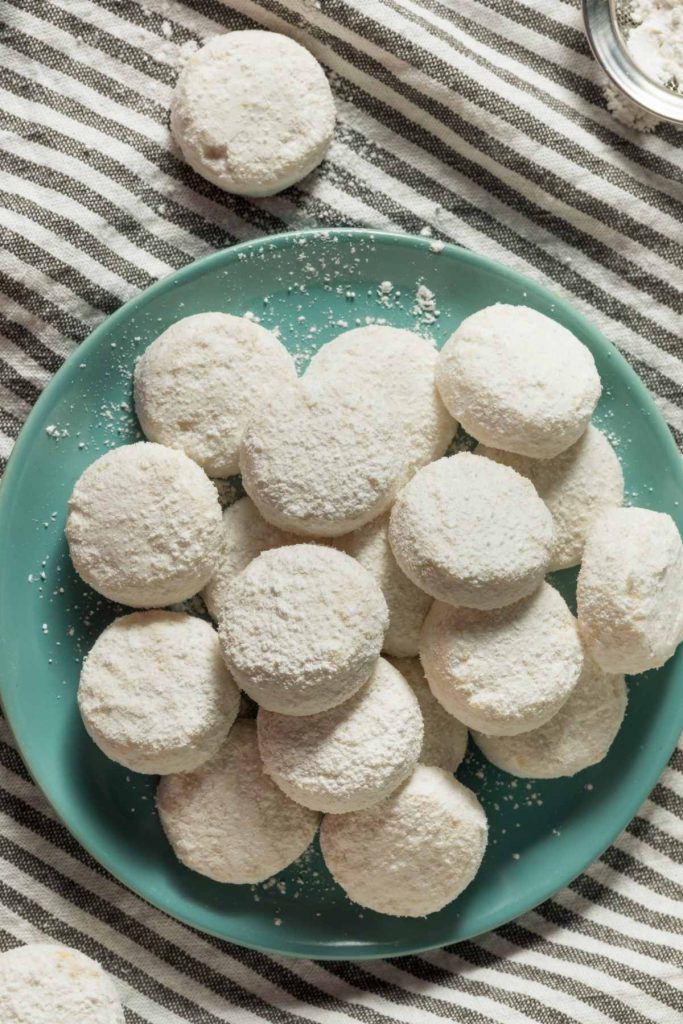 Also known as Mexican wedding cakes, these delicious Mexican Wedding Cookies are soft, sweet, and melt in your mouth. They’re delicately flavored with vanilla, and the crushed pecans add a delicate crunch.