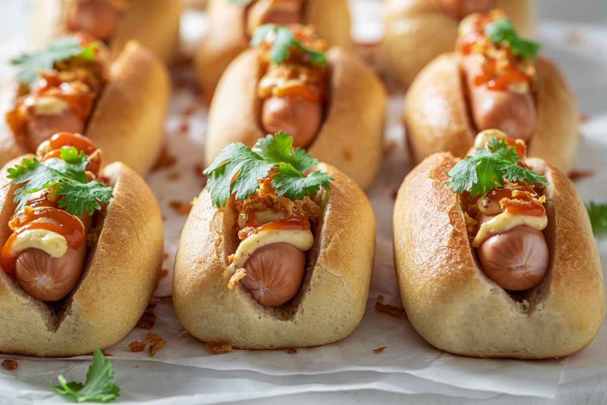 mini hot dog no bun