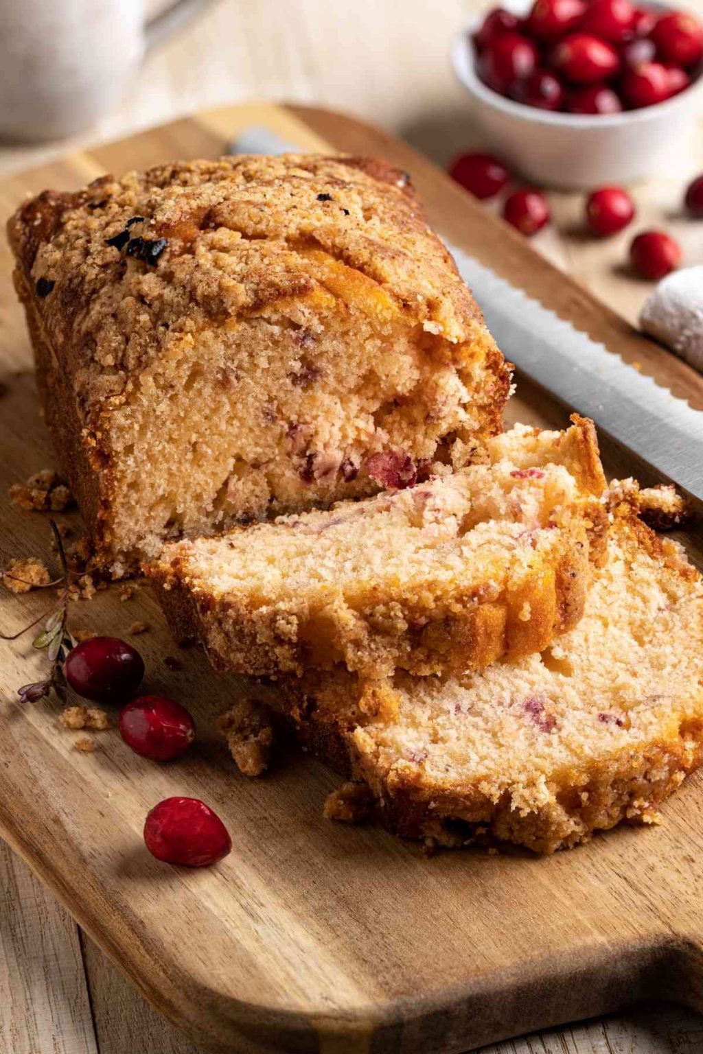 11 Best Dried Cranberry Recipes IzzyCooking   Orange Cranberry Bread 1024x1536 