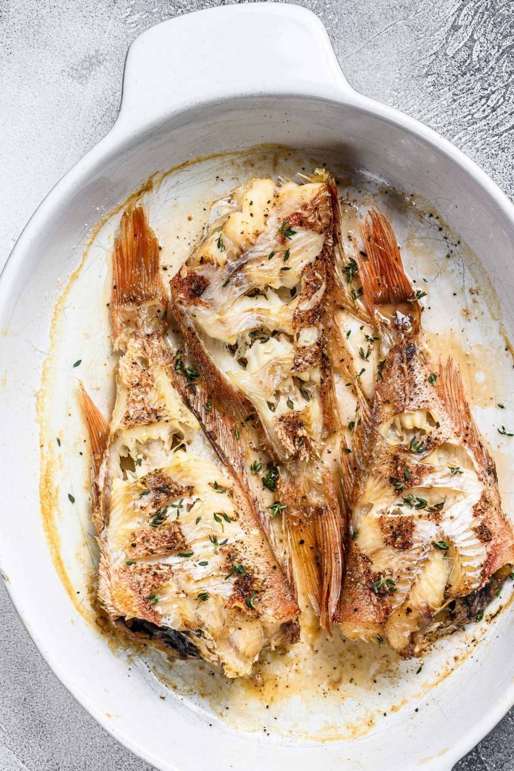 Baked Lemon Garlic Red Snapper IzzyCooking