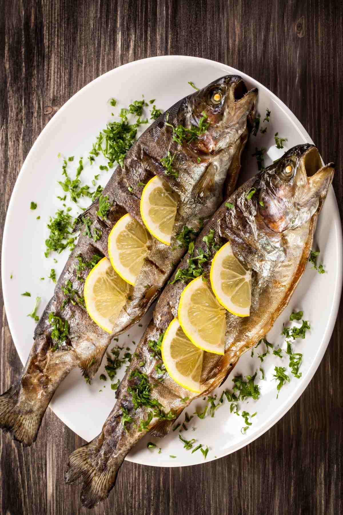 Roasted Whole Trout with Lemon and Herbs