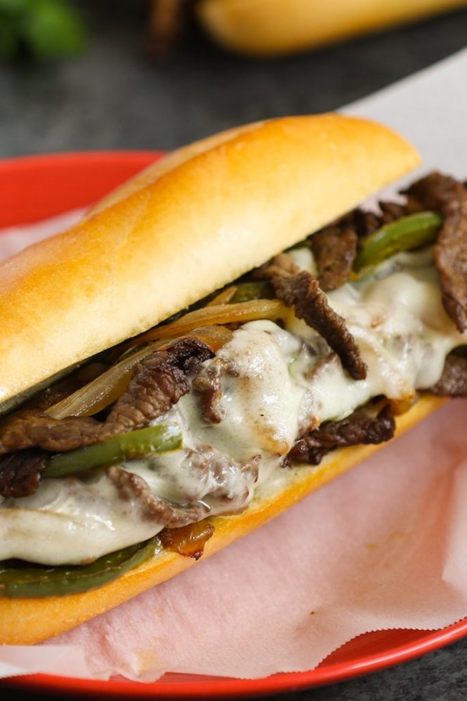 Shaved Beef Philly Cheesesteak