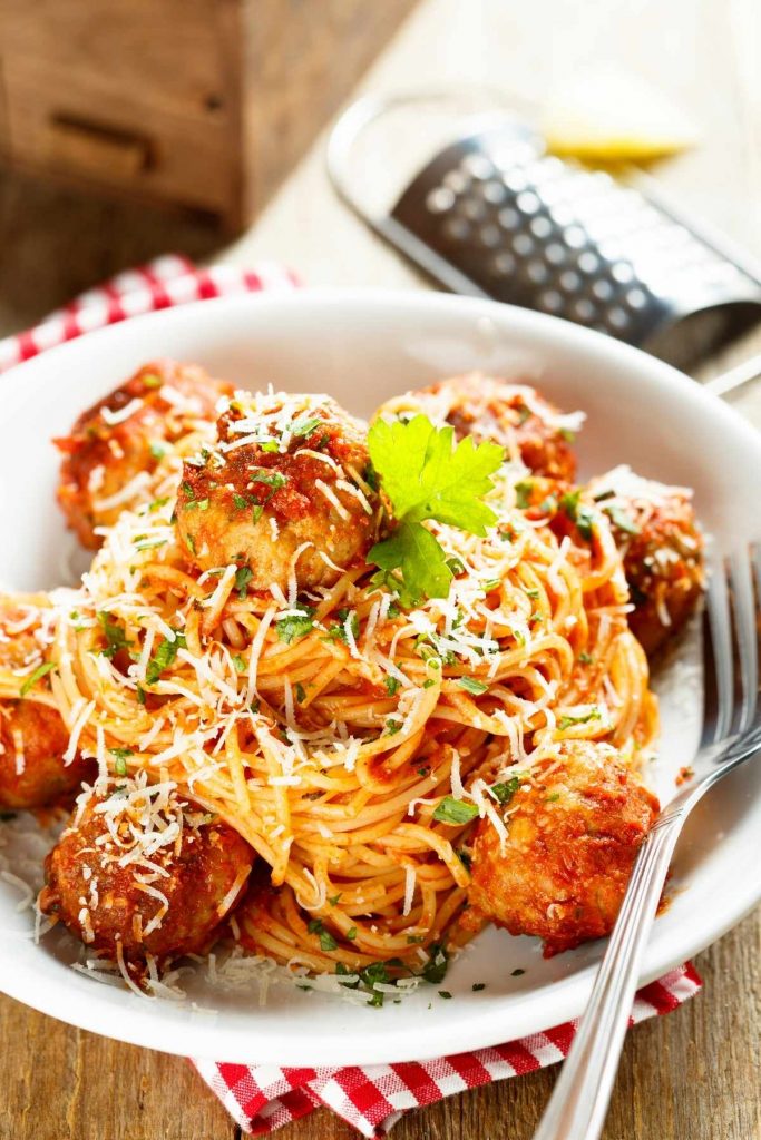 Crockpot Spaghetti And Meatballs