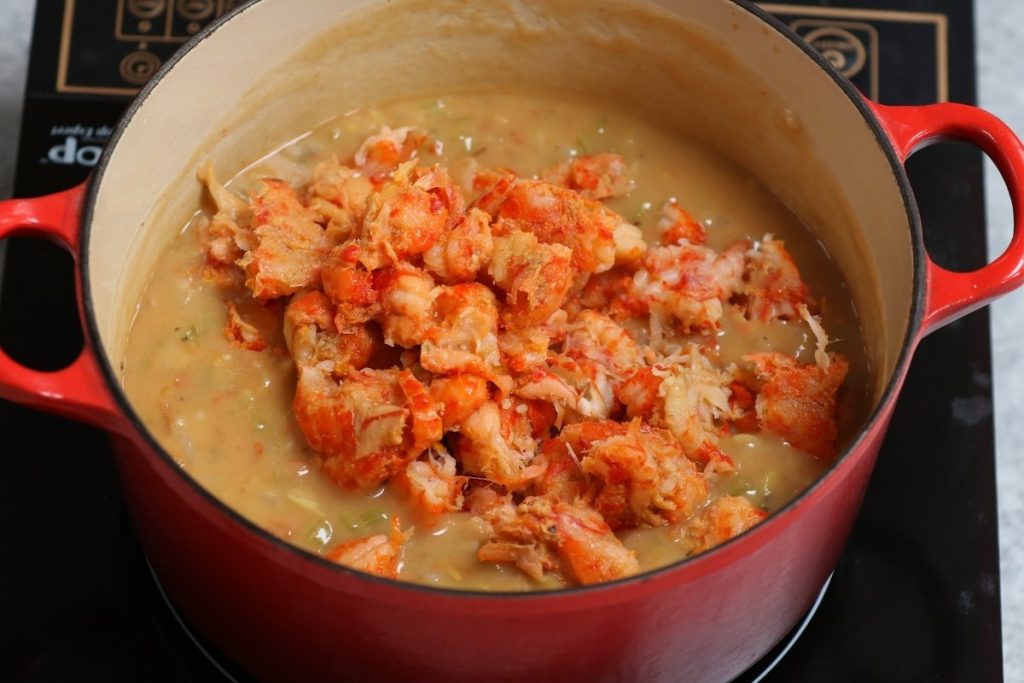 Crawfish Etouffee recipe step 4: cooking the crawfish meat