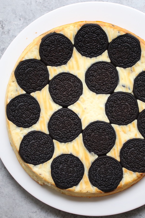 Upside Down Oreo Cheesecake