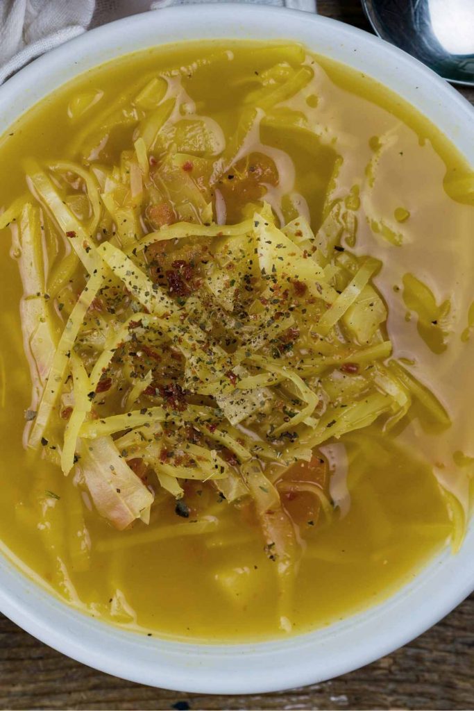 Asian Chicken Cabbage Soup