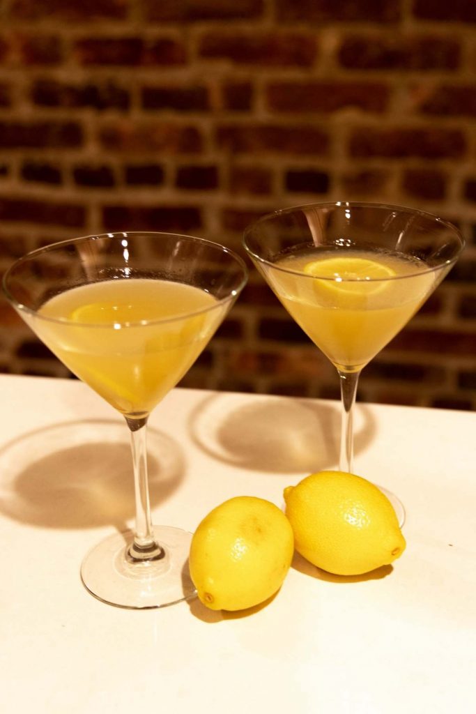 Bourbon Lemon Drop Martini