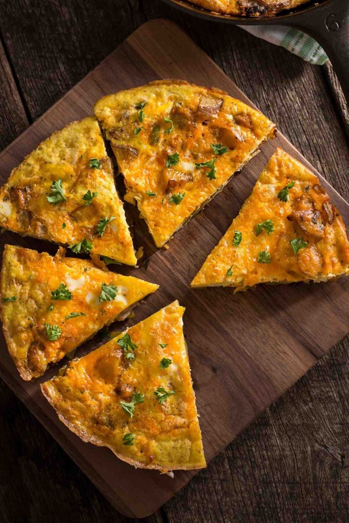 Cheesy Sausage Cornbread Quiche