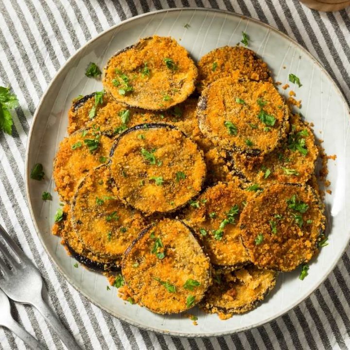 Fried Eggplant - IzzyCooking