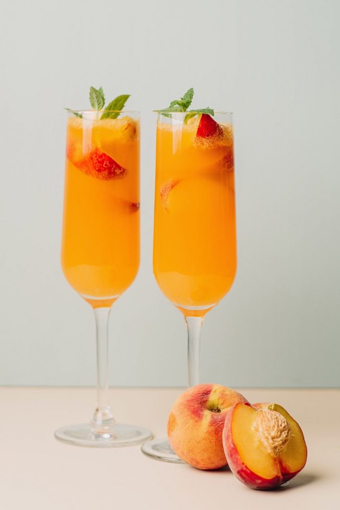 Frozen Peach Bellini