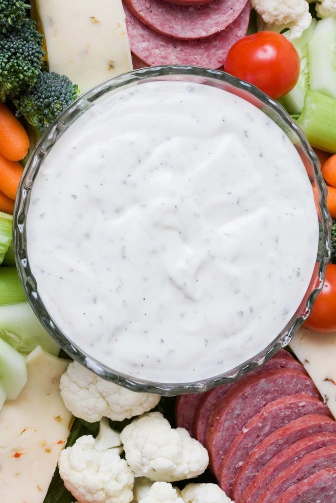 Keto Ranch Dip with Sour Cream