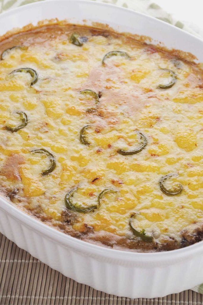 Green Chile Cheesy Potato Casserole