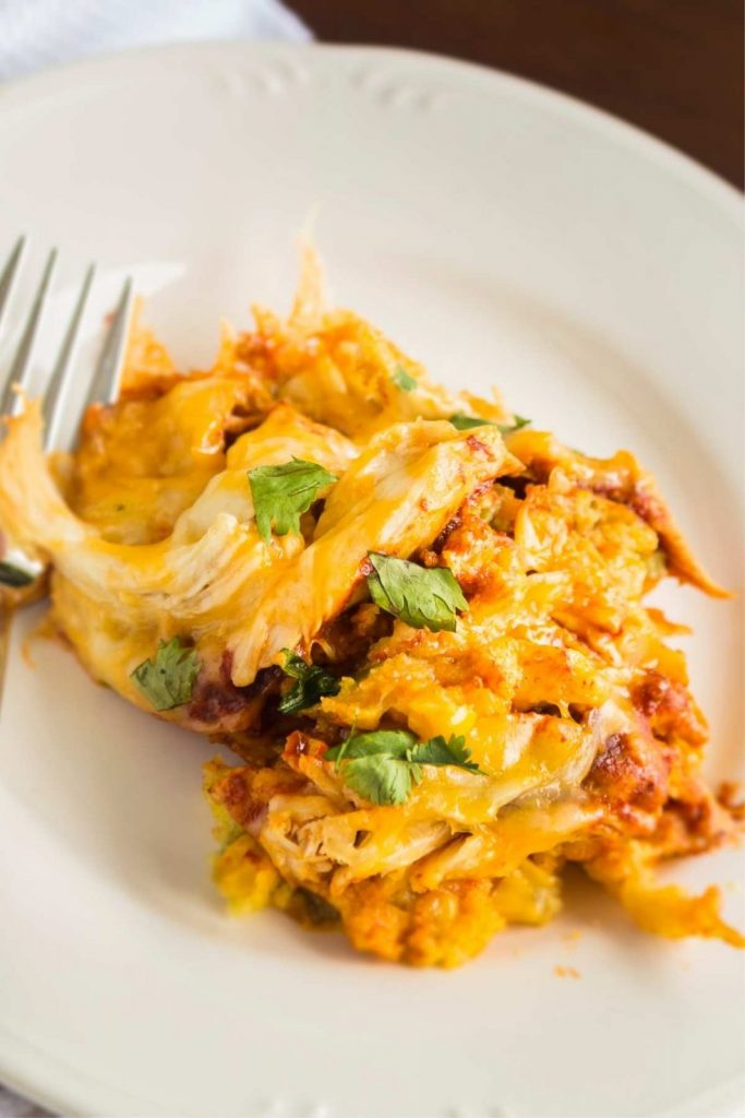 Keto Enchilada Casserole