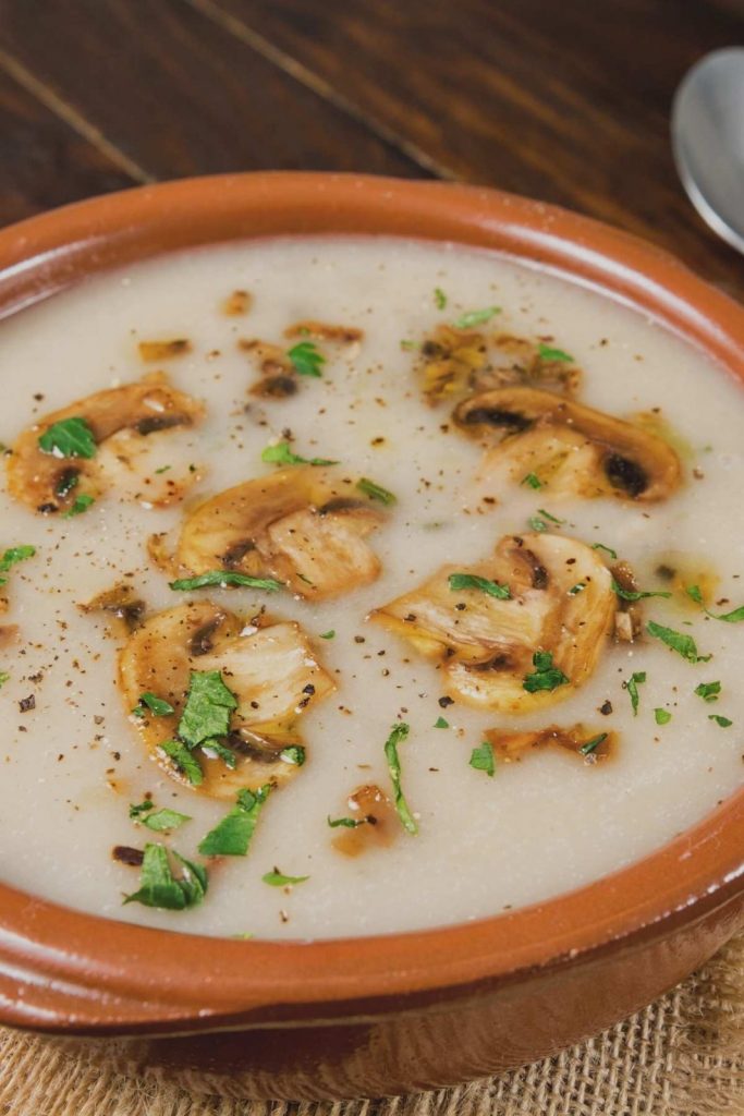 Low Carb Chicken Mushroom Soup