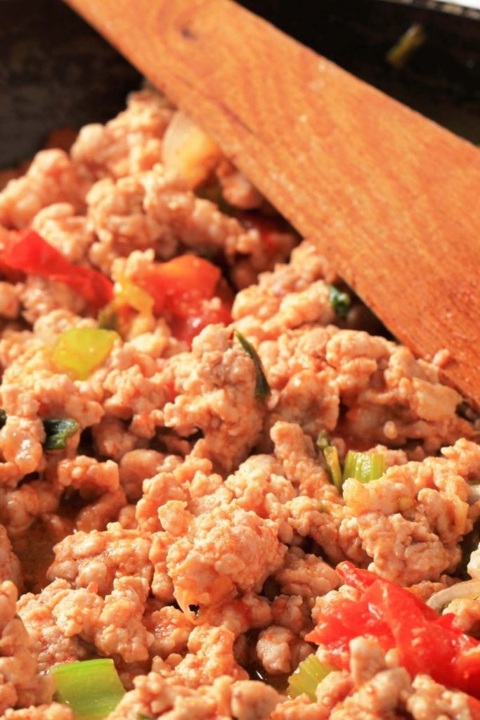 Low Carb Turkey Taco Skillet