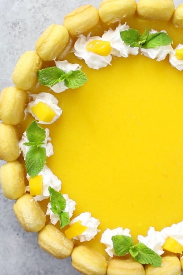 Mango Charlotte Cake