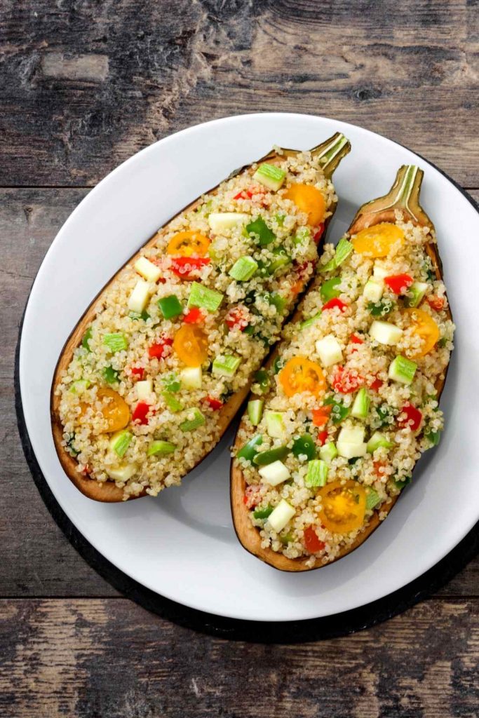 Mediterranean Eggplant Boats