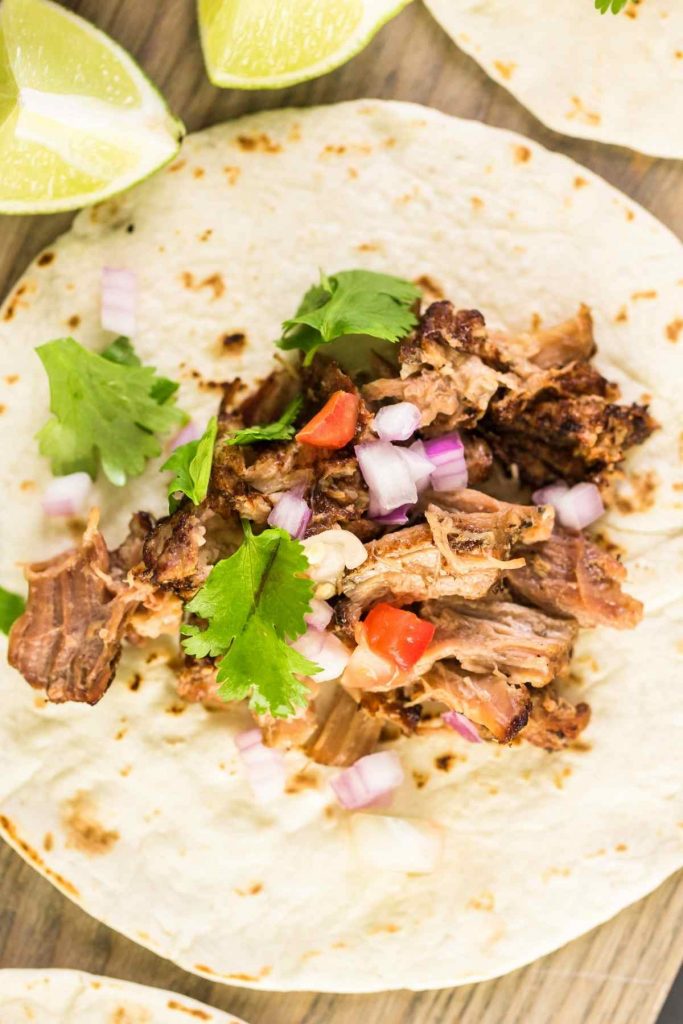 Mexican Pork Carnitas Tacos