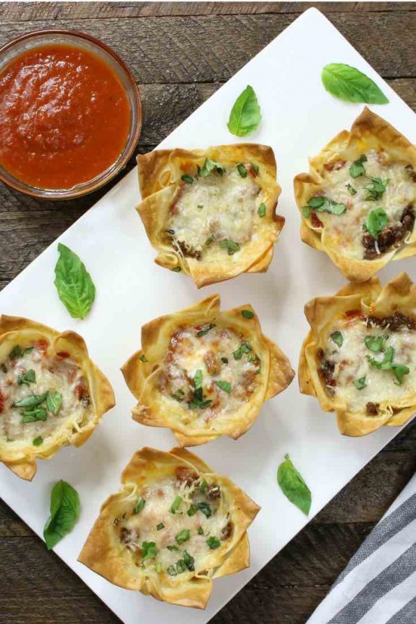 Mini Lasagna Cups