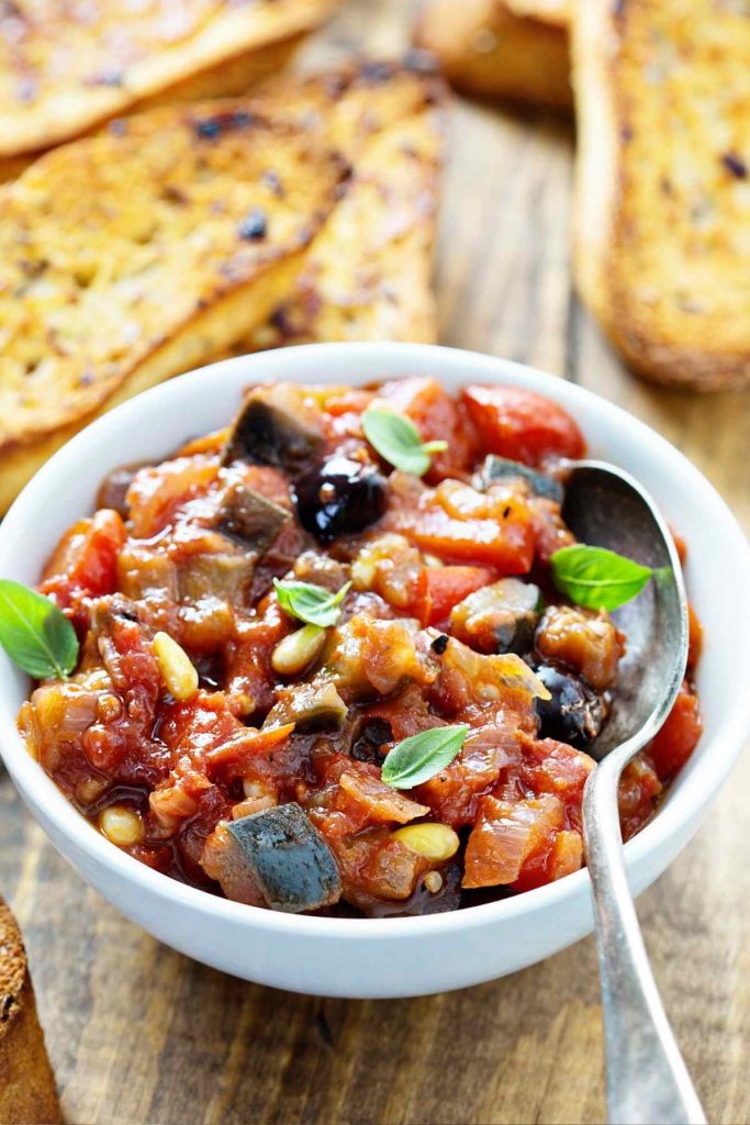 Moroccan Spiced Eggplant and Tomato Stew