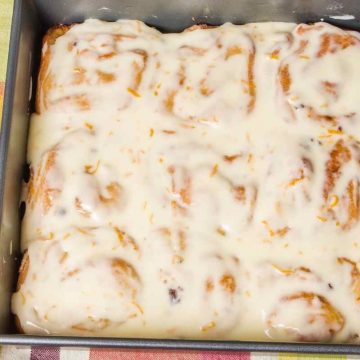 These Orange Cinnamon Rolls combine the delicious flavors of tangy citrus and sweet cinnamon for the perfect breakfast, snack, or anytime treat!