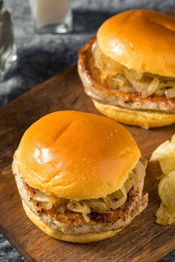 Best Pork Chop Sandwich Recipe IzzyCooking