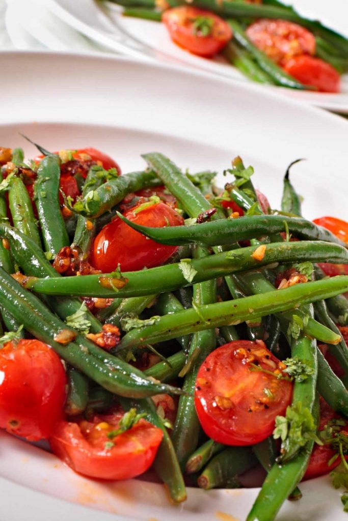 Sautéed Green Beans with Cherry Tomatoes